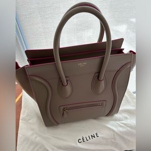 Micro Celine Luggage purchased from Galeries Lafayette, Paris. Limited edition.